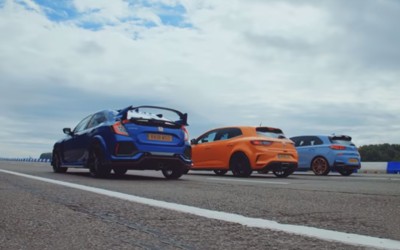 Type R vs i30 N vs Megane RS (video)