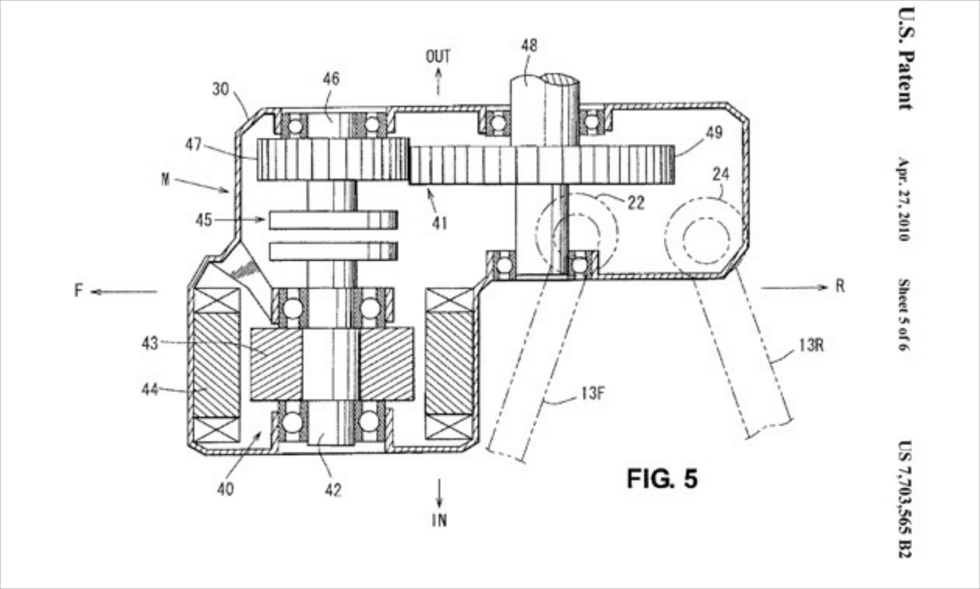 H Mazda πατένταρε ηλεκτροκινητήρα τροχού