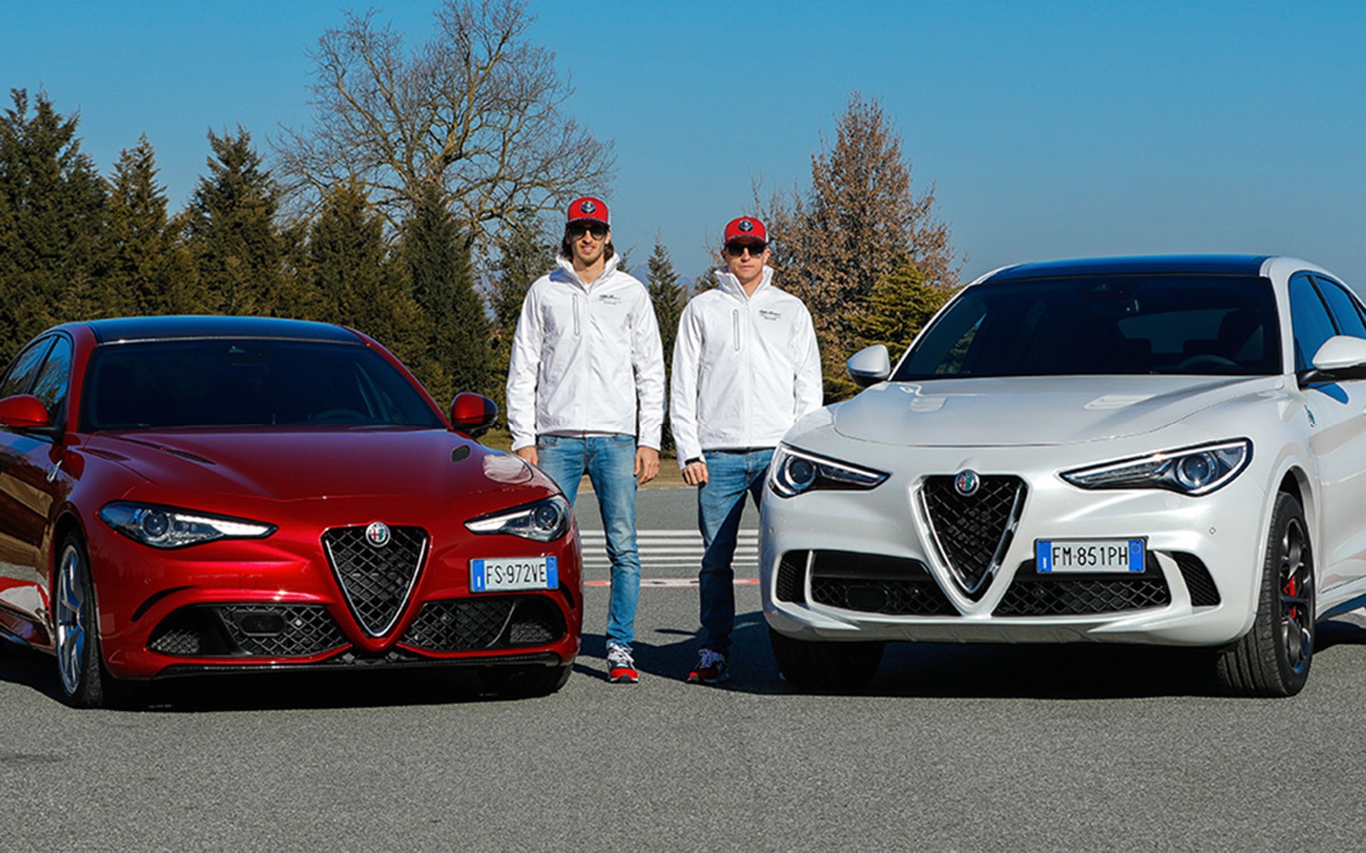 Kimi Raikkonen και Antonio Giovinazzi στο ‘θρυλικό’ κέντρο δοκιμών της Alfa Romeo