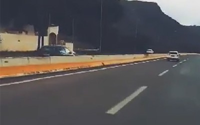 «Εγκληματική» δράση: Οδηγούσε για ώρα ανάποδα στην Εθνική! (video)