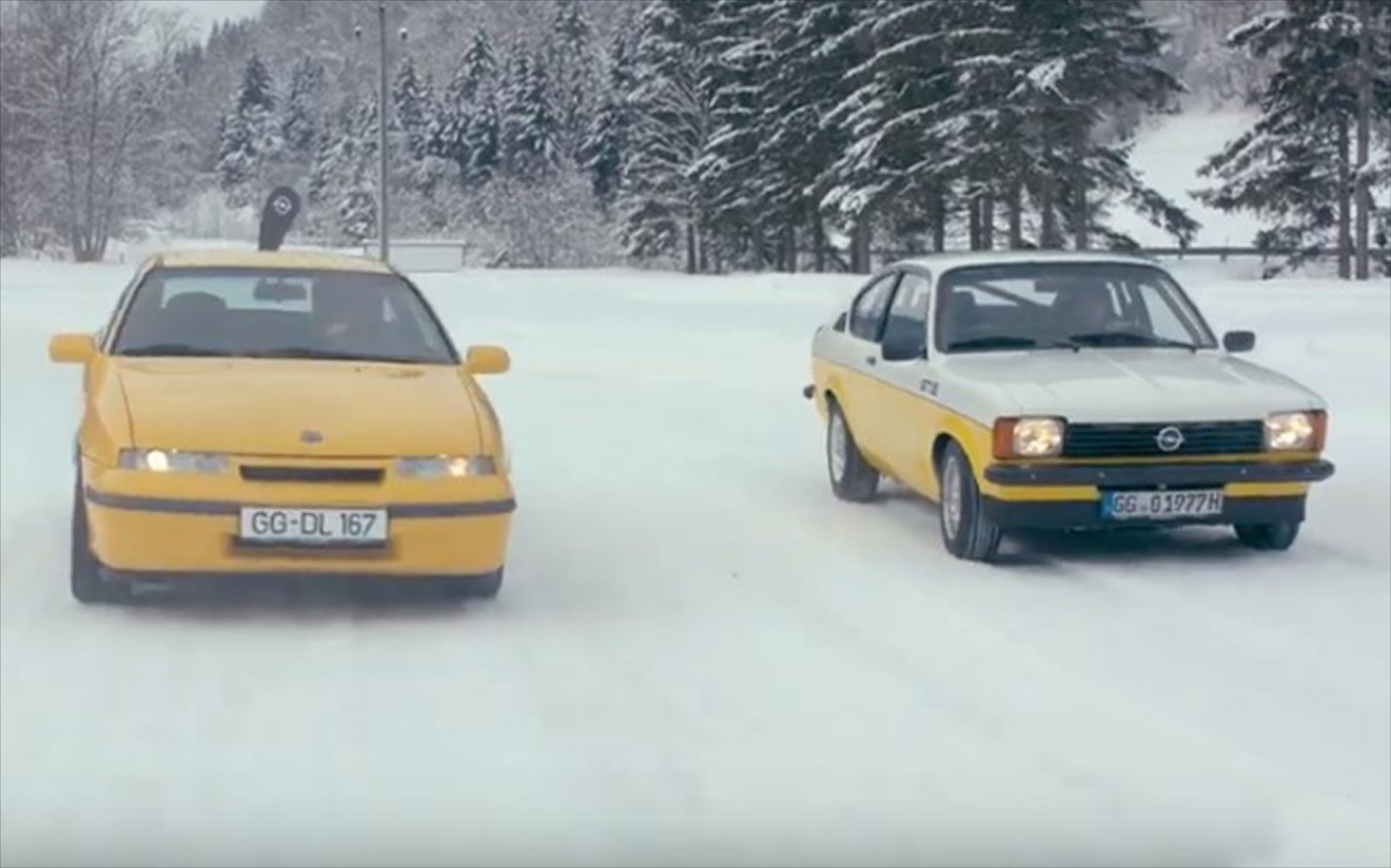 Όταν τα Opel παίζουν στο χιόνι (vid)