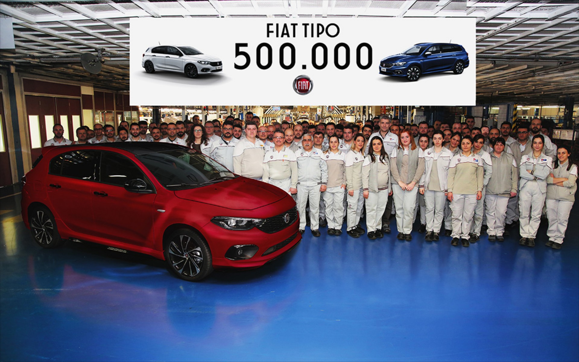 Τα 500.000 αυτοκίνητα έφθασε η παραγωγή του Fiat Tipo