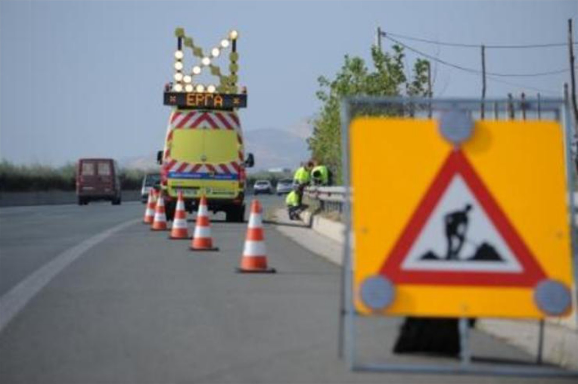 Εργασίες στη λεωφόρο Κηφισού