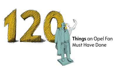 Τα 120 πράγματα που πρέπει να έχει κάνει ένας φίλος της Opel