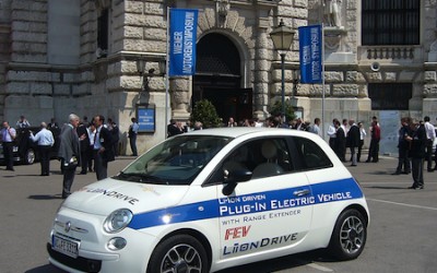 Ηλεκτροκίνητο Fiat 500 με κινητήρα Wankel