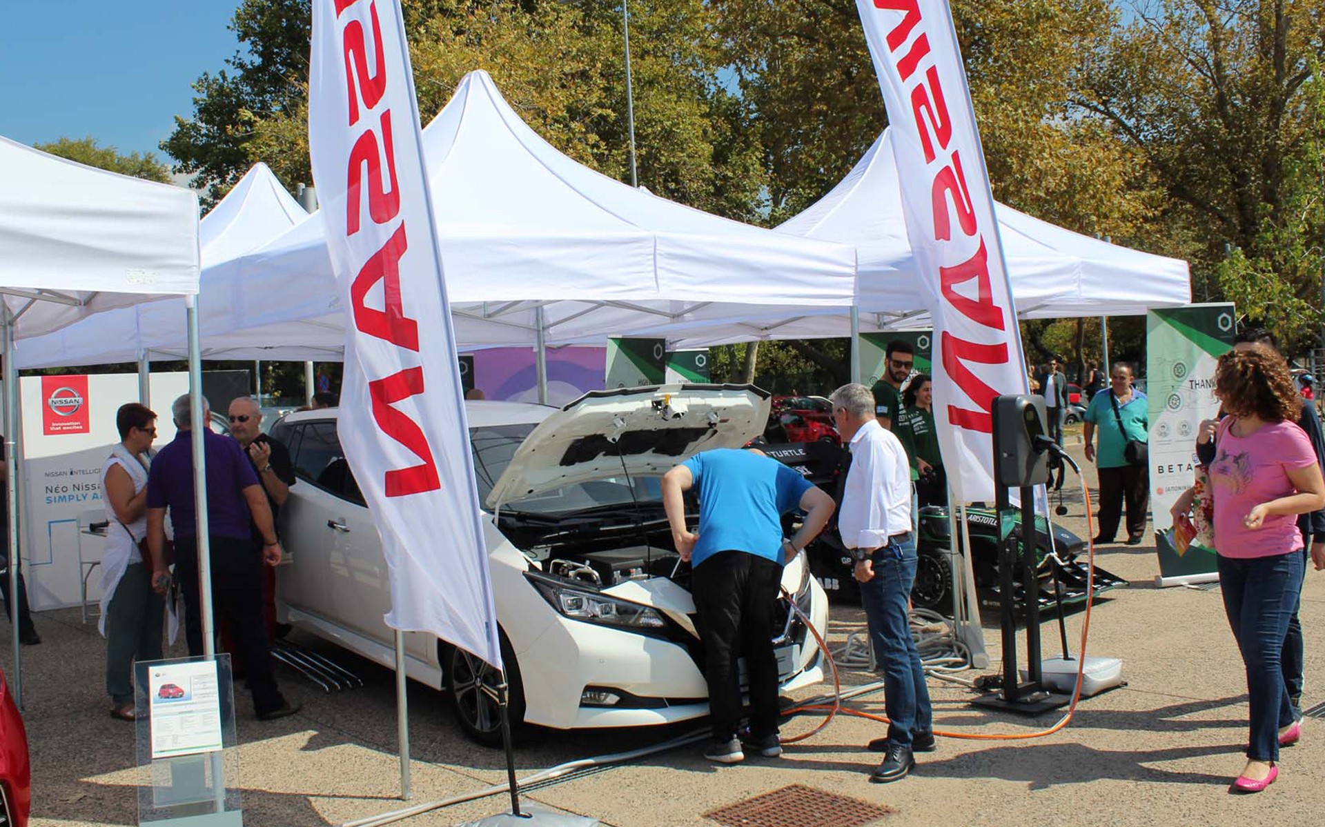 “Voltάρω 2019”: Ένα Nissan Leaf μαγνήτισε τα βλέμματα