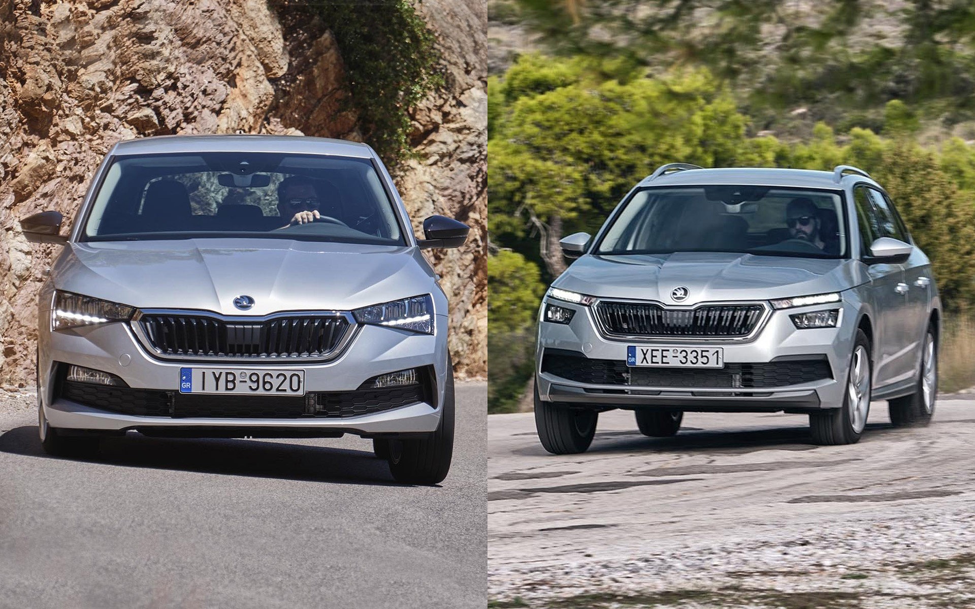 Δοκιμή Skoda Scala και Kamiq: Ίδια αφετηρία, άλλος προορισμός