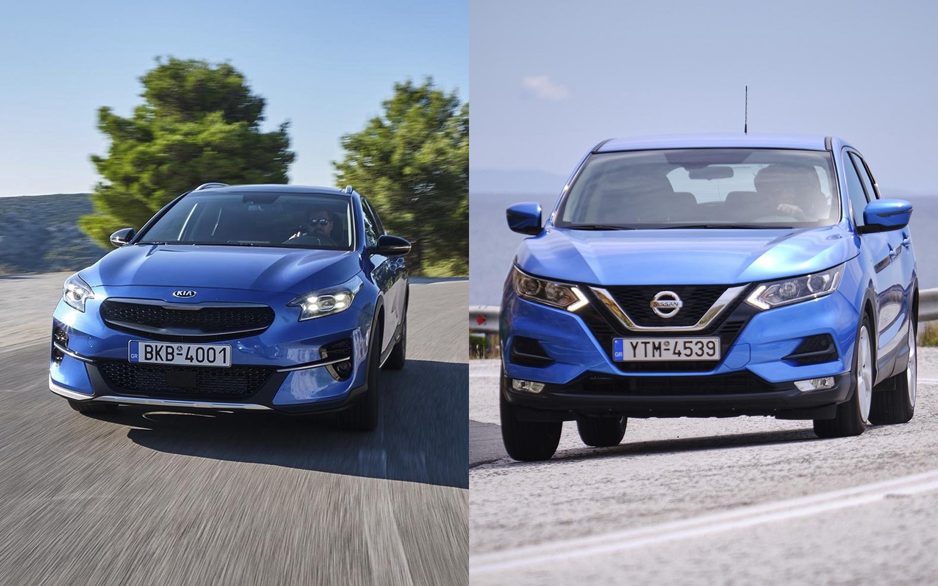 Δοκιμή Kia XCeed - Nissan Qashqai: Με turbo βενζίνης στους 140 ίππους