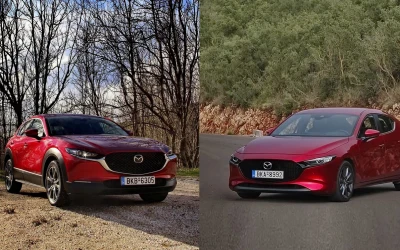 Δοκιμάζουμε: Mazda3 & Mazda CX-30 - Χάτσμπακ ή SUV;