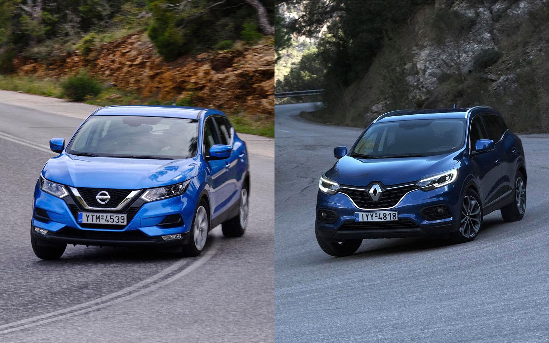 Δοκιμή Nissan Qashqai 1.3 T-GDi 140 ή Renault Kadjar 1.3 TCe 140