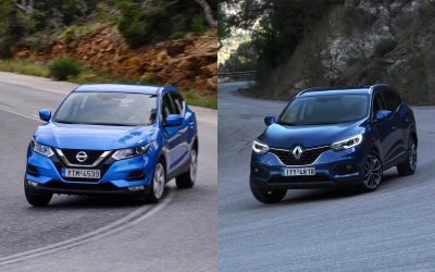 Δοκιμή Nissan Qashqai 1.3 T-GDi 140 ή Renault Kadjar 1.3 TCe 140
