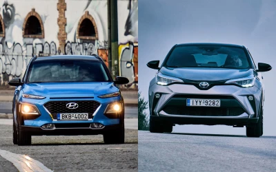 Δοκιμή: Hyundai Kona Hybrid ή Toyota C-HR 1.8 HSD
