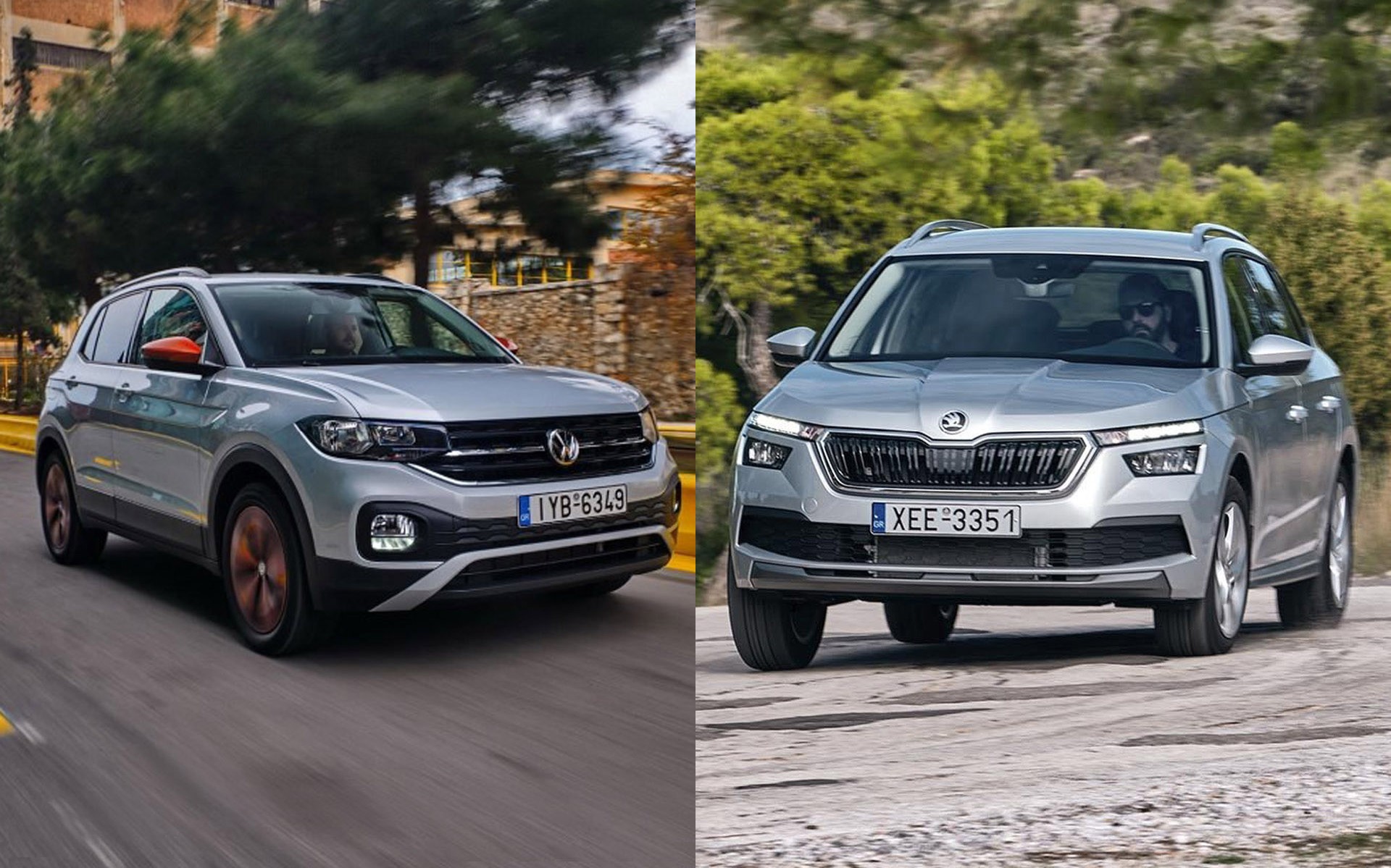 Δοκιμή: Skoda Kamiq ή Volkswagen T-Cross;