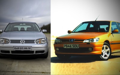 90’s Heroes: Peugeot 306 GTi Vs Volkswagen Golf GTi – Με φόντο τo σκήπτρo