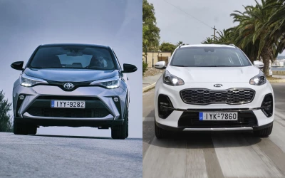 Δοκιμή υβριδικό SUV: Kia Sportage ή Toyota C-HR;
