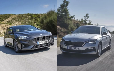Δοκιμή οικογενειακά με 1.0 turbo: Ford Focus ή Skoda Scala;
