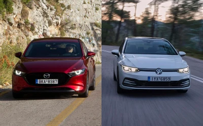 Δοκιμή: Mazda3 ή Volkswagen Golf;