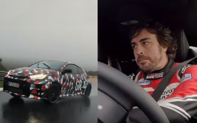 O Alonso κάνει κόντρες στο βρεγμένο Estoril με το σπορ Yaris GR (video)