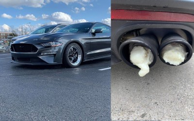 Γέμισε με αφρό πολυουρεθάνης τη θορυβώδη εξάτμιση του γείτονα!