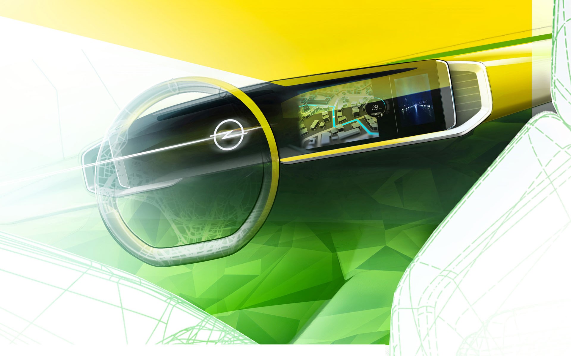 Παίρνουμε μια πρώτη ιδέα για το ψηφιακό ταμπλό του νέου Opel Mokka