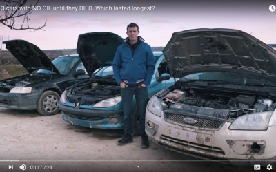 Ποιο μπορεί να δουλέψει... χωρίς λάδι: Ford, Honda ή Peugeot; [video]