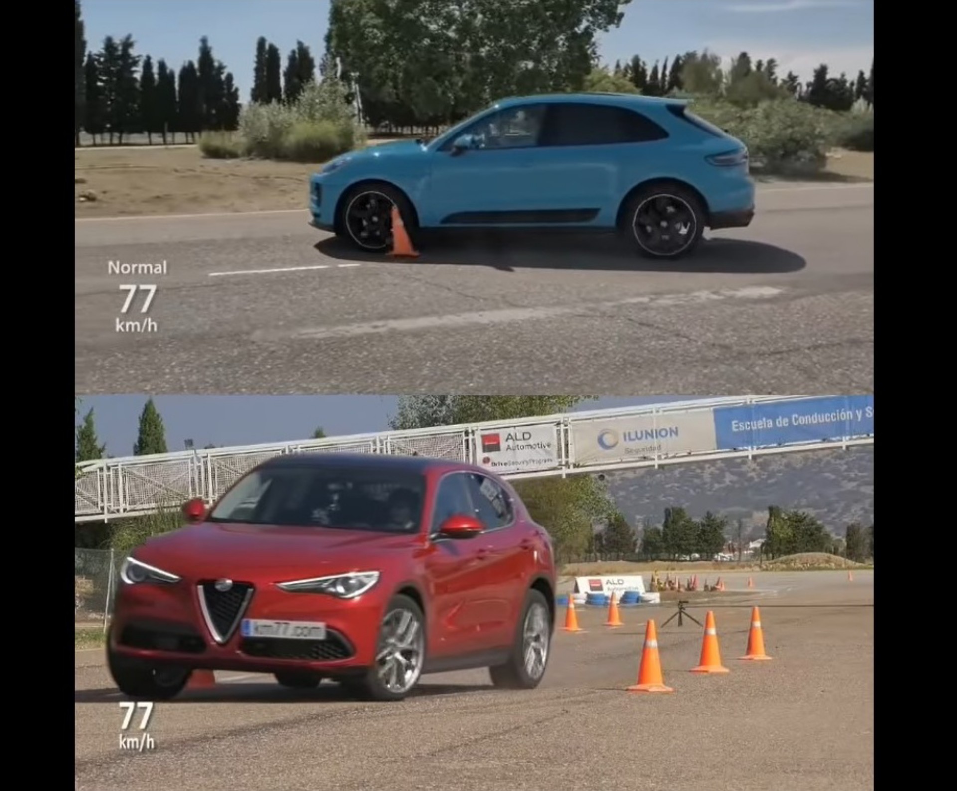 Porsche Macan και Alfa Romeo Stelvio εναντίον ταράνδου [Video]