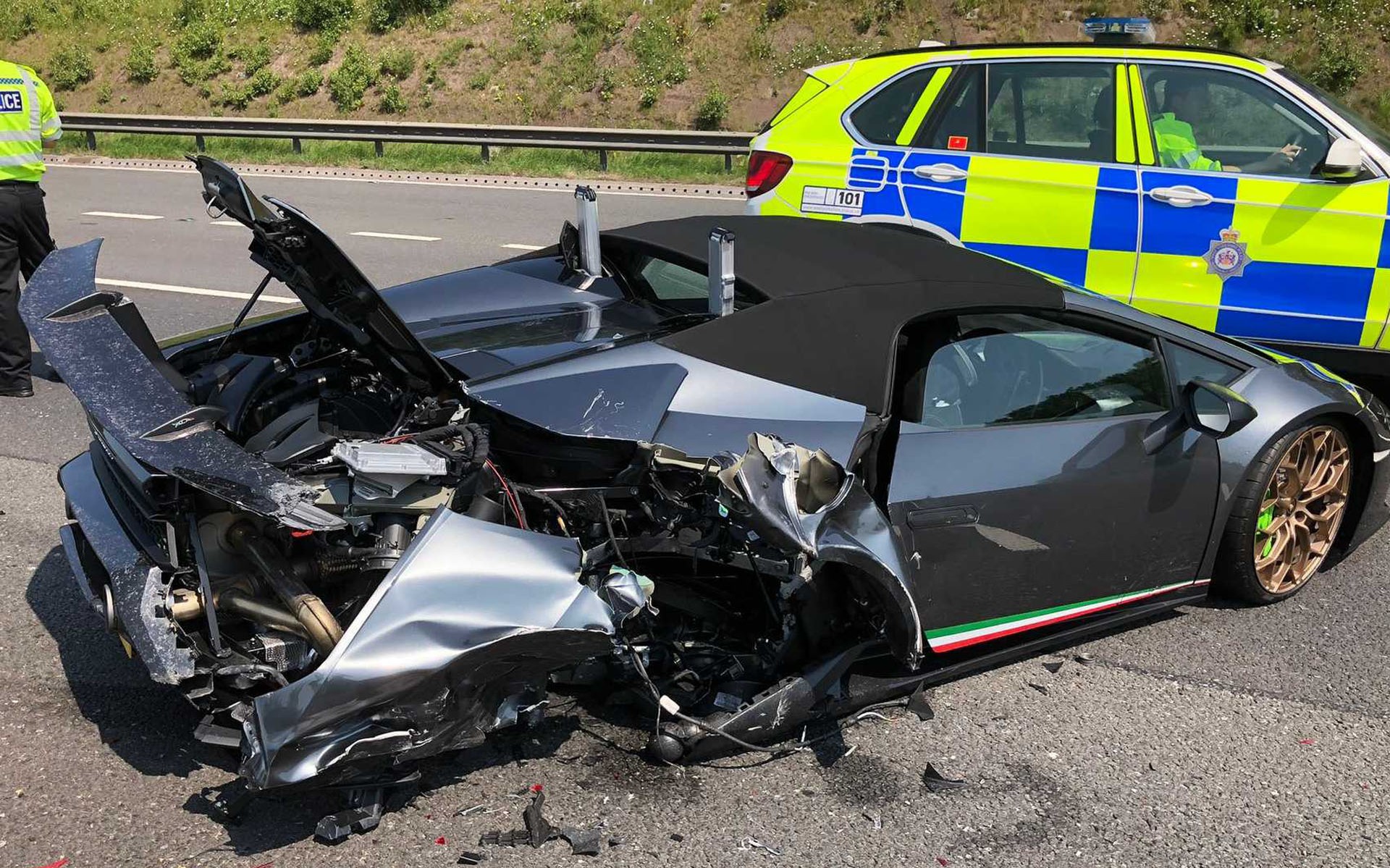 Μία Lamborghini Huracan που είχε σύντομη ζωή