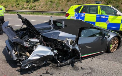 Μία Lamborghini Huracan που είχε σύντομη ζωή