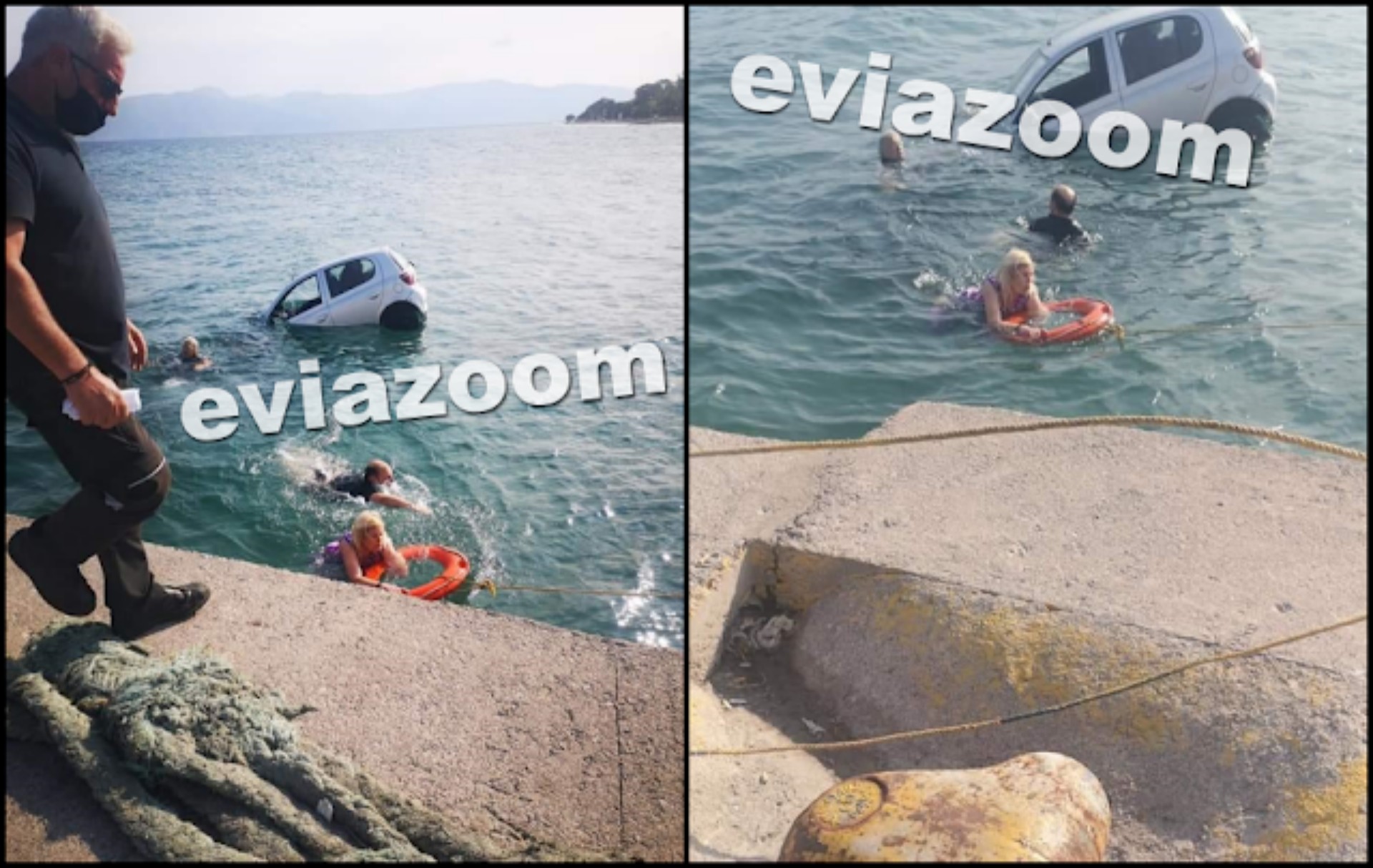 Αυτοκίνητο έπεσε στη θάλασσα… αντί να μπει στο καράβι