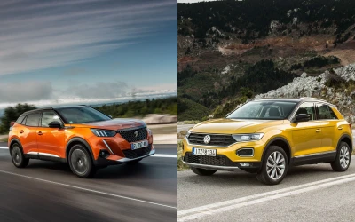 Δοκιμή SUV: Peugeot 2008 ή Volkswagen T-Roc;