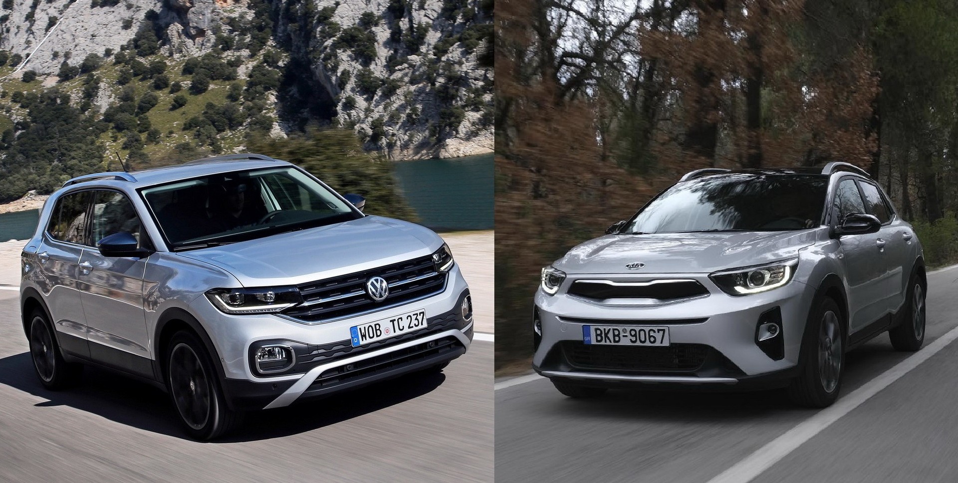 KIA Stonic 1.0 ή Volkswagen T-Cross 1.0 TSI; Δείτε τι επιλέξατε!
