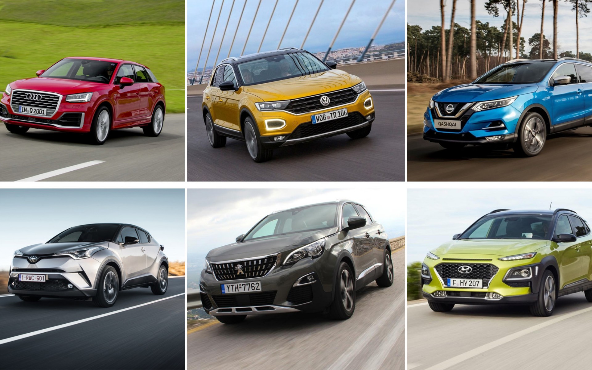 ΤΟΠ 10 σε πωλήσεις SUV στην Ελλάδα το Α’ Επτάμηνο του 2020