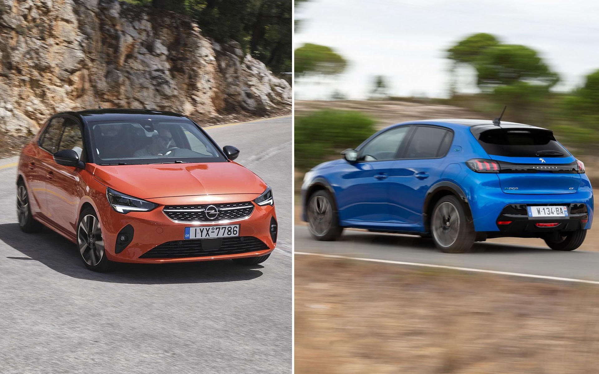 Δοκιμή ηλεκτρικό σουπερμίνι: Opel Corsa-e ή Peugeot e-208;