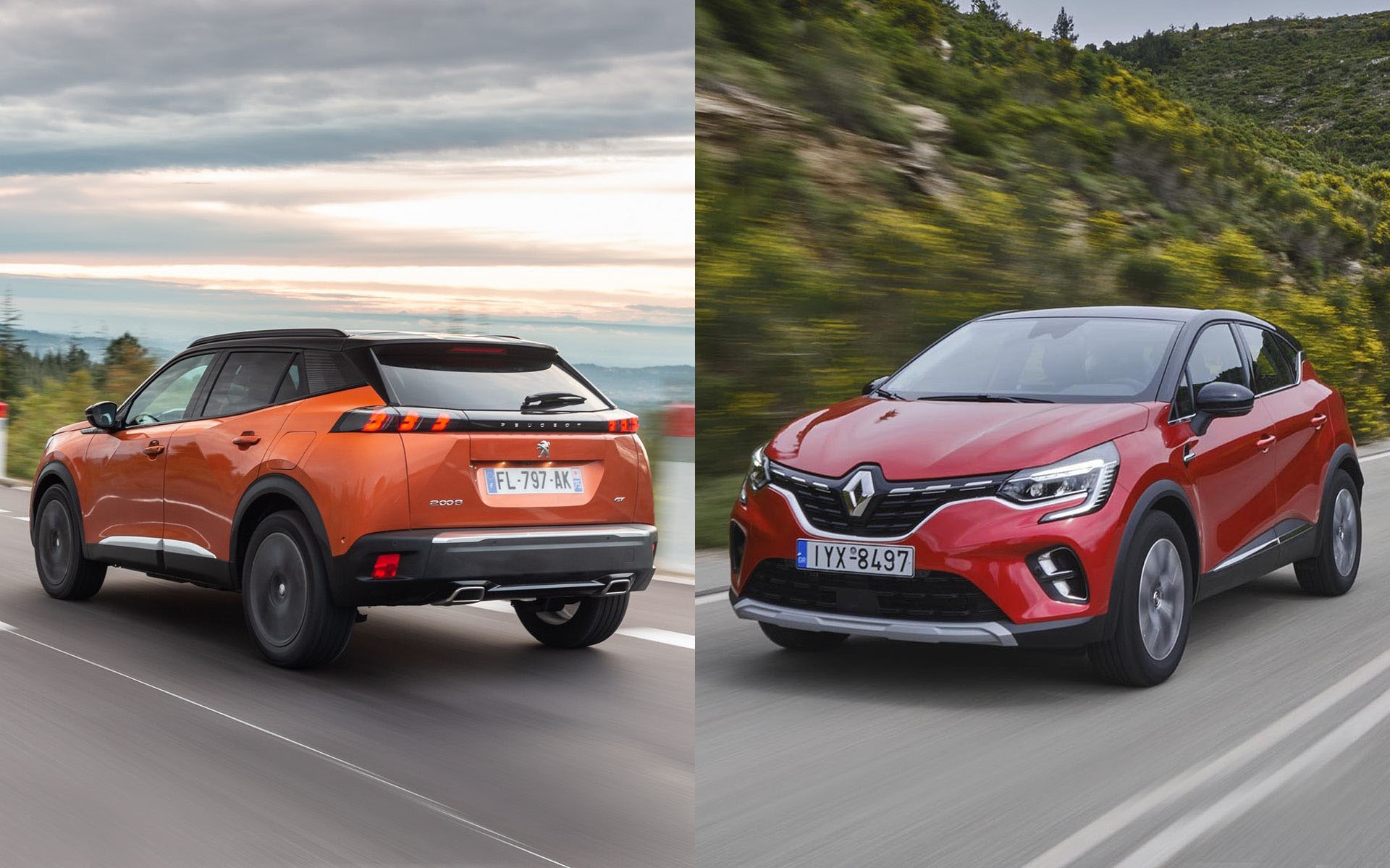 Δοκιμή μικρό SUV με 130 ίππους: Peugeot 2008 ή Renault Captur;