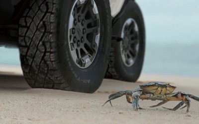 Το ηλεκτρικό Hummer θα πηγαίνει στο πλάι σαν τον κάβουρα! (video)