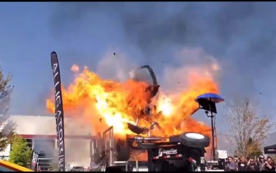 Καρέ-καρέ η έκρηξη ενός pick-up 3.000 ίππων, πάνω σε δυναμόμετρο [Video]