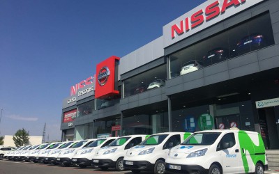 Η Nissan παραδίδει 10 αμιγώς ηλεκτρικά φορτηγά e-NV200 στην Telefónica