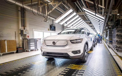 Έναρξη παραγωγής για το ηλεκτρικό Volvo XC40