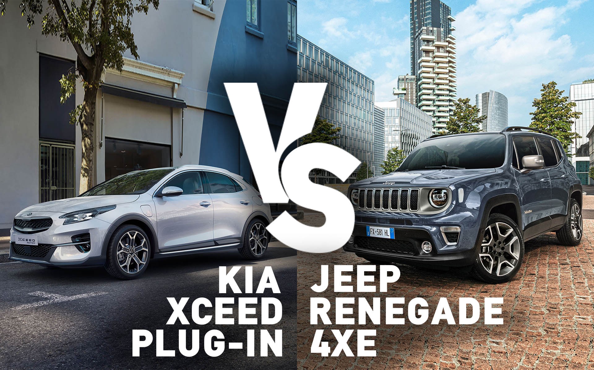 Αγορά plug-in υβριδικό SUV: Jeep Renegade ή Kia XCeed;