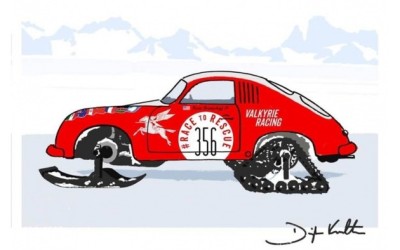 Μία Porsche 356 με ερπύστριες. Μία Porsche 356 με ερπύστριες;