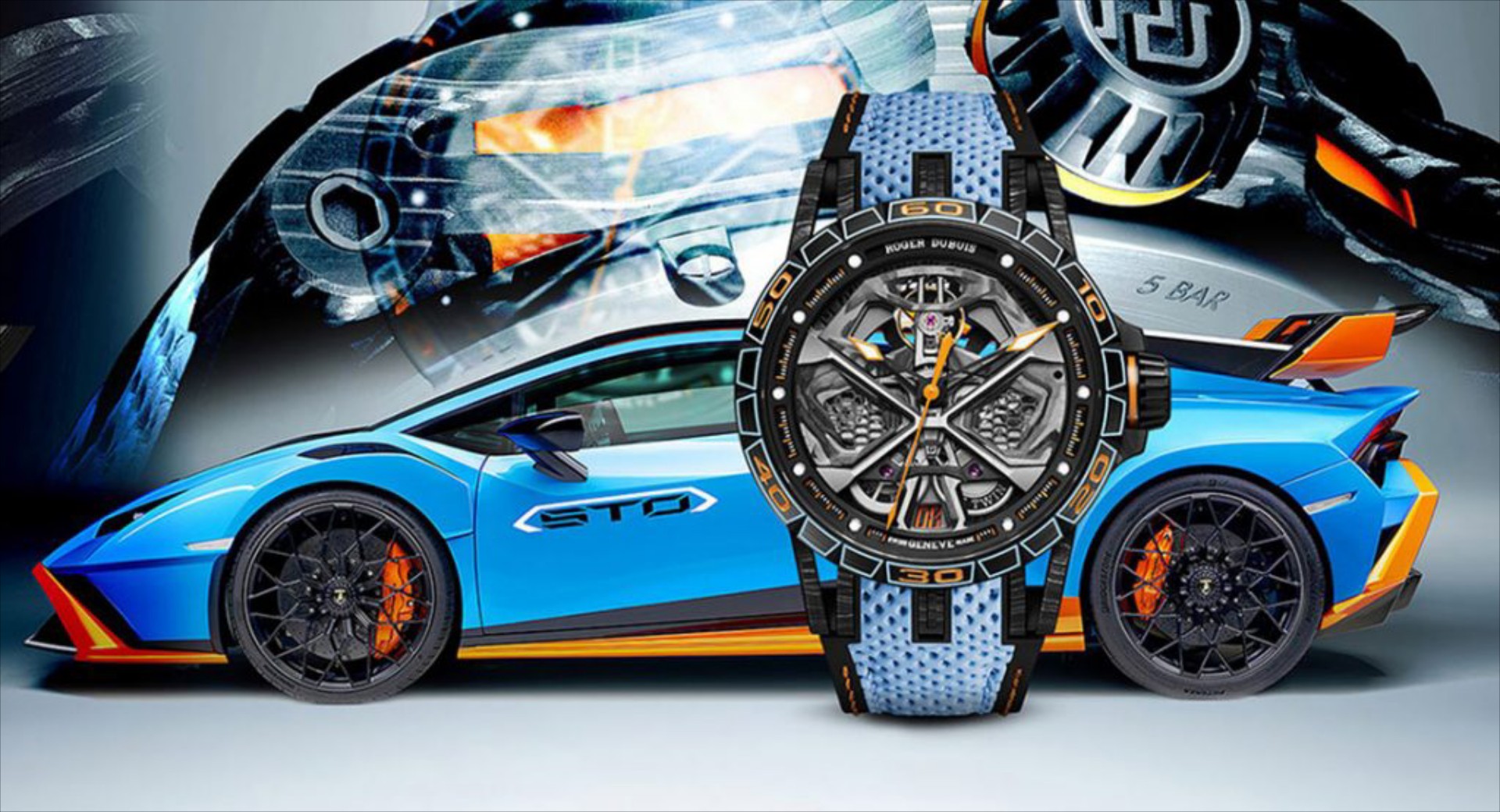 Tο ρολόι των 46.000 € εμπνευσμένο από την Lamborghini Huracan STO [Video]