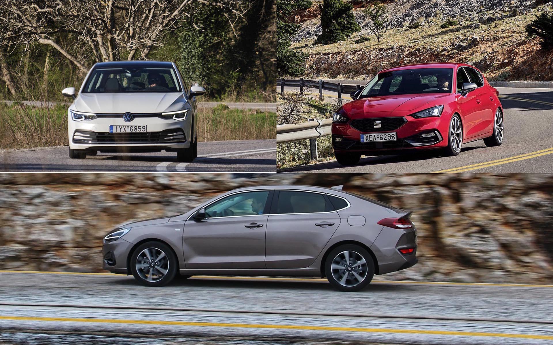 Δοκιμή i30 - Leon - Golf: 3 οικογενειακά με 150-160 ίππους – Δείτε ποιο διαλέξατε