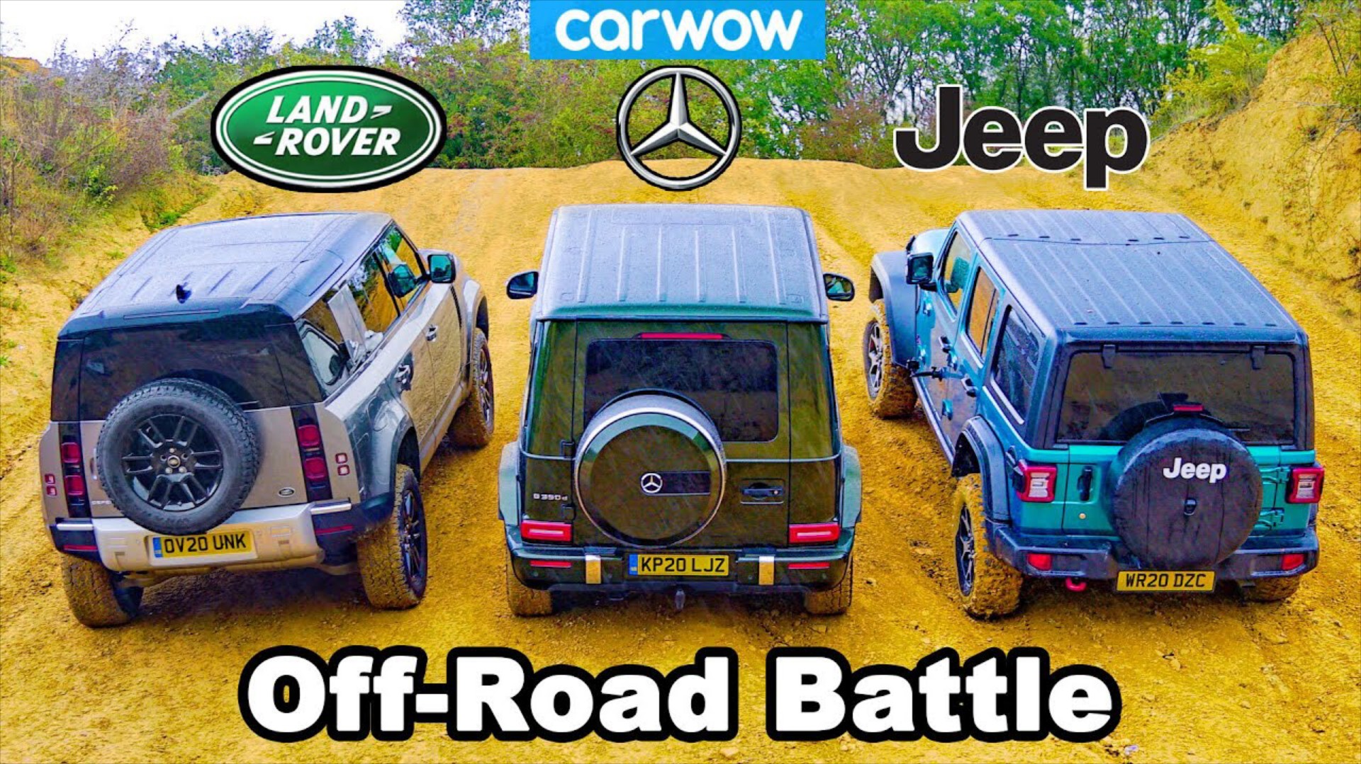 Defender – G Wagon – Wrangler στο απόλυτο off-road test [Video]
