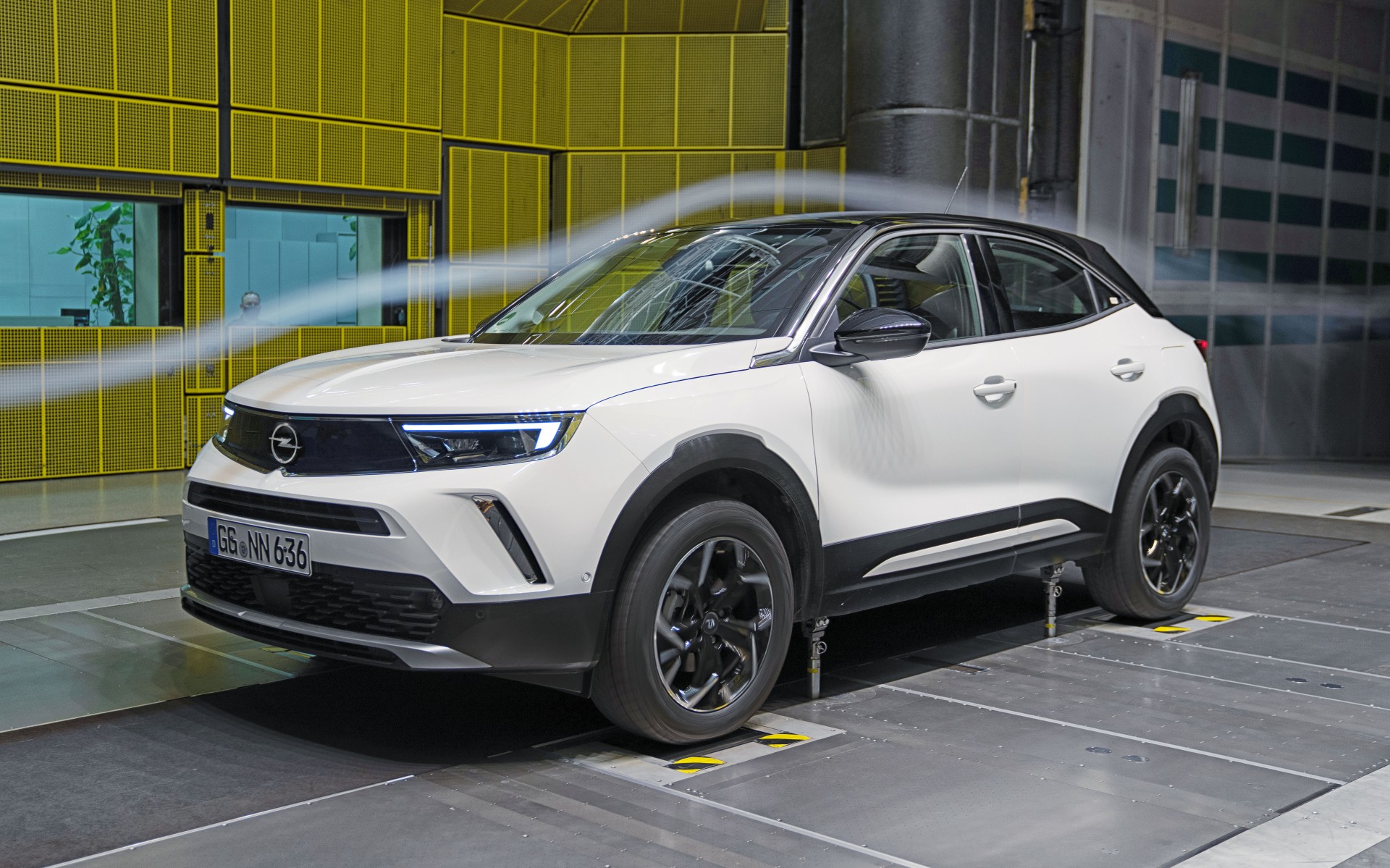 To νέο Opel Mokka στην αεροδυναμική σήραγγα