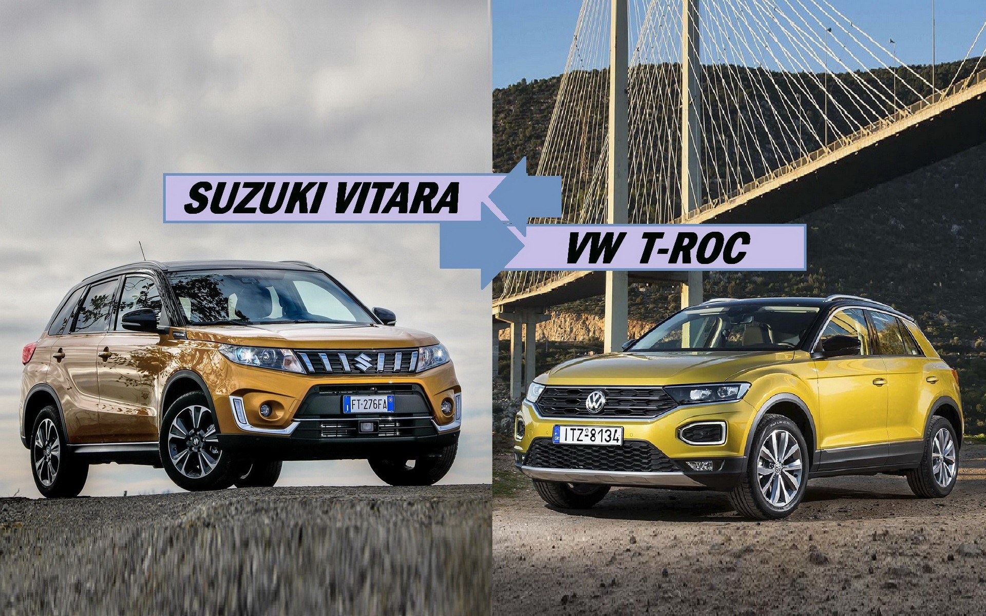 Δοκιμή: Suzuki Vitara ή Volkswagen T-Roc; - Δείτε τι ψηφίσατε
