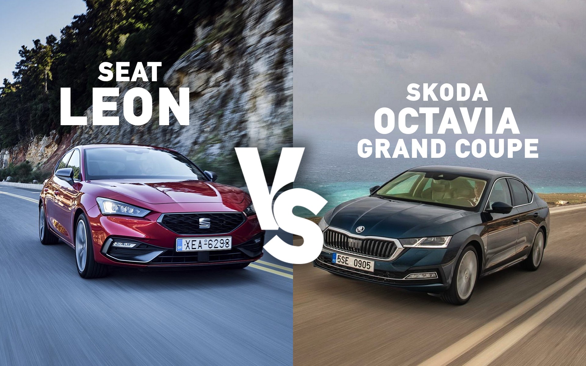 Δοκιμή οικογενειακό με 150 ίππους: SEAT Leon ή Skoda Octavia Grand Coupe;