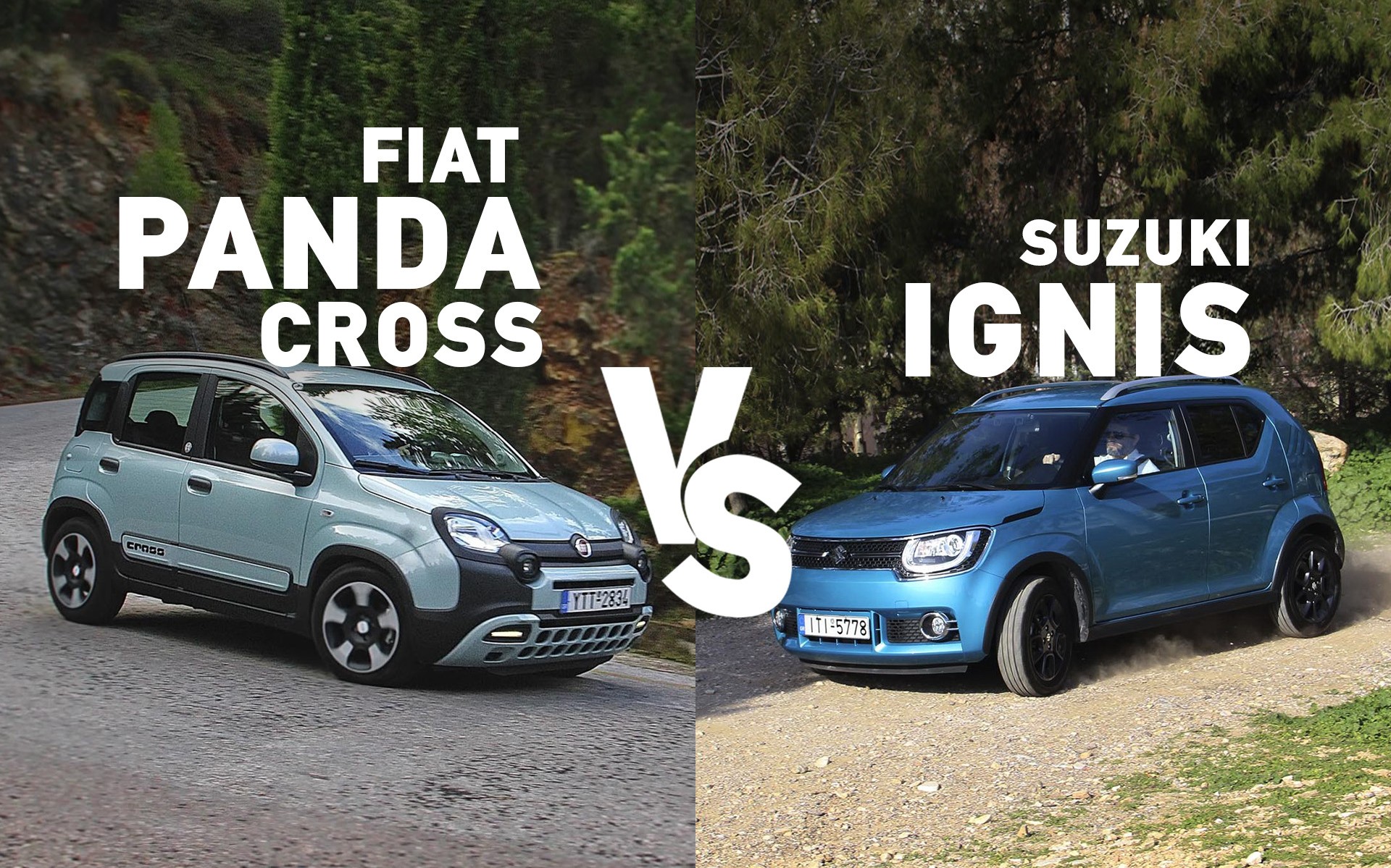 Αγορά μικρού υβριδικού SUV: FIAT Panda Cross ή Suzuki Ignis;