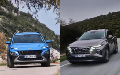 Δοκιμή: Οδηγούμε τα νέα SUV της Hyundai, Tucson και Kona!