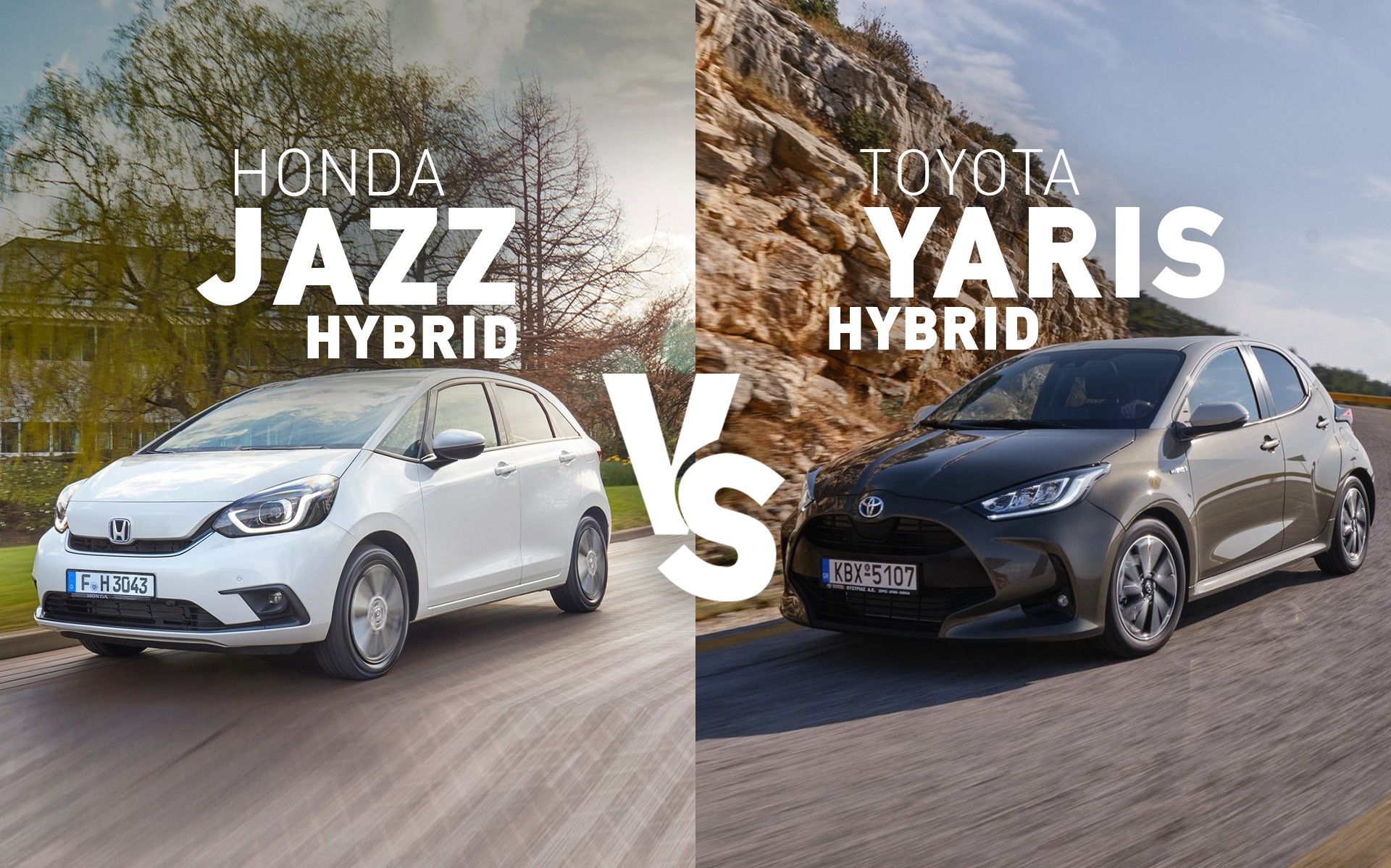 Honda Jazz Hybrid ή Toyota Yaris Hybrid; Εμείς τα δοκιμάζουμε, εσείς ψηφίζετε