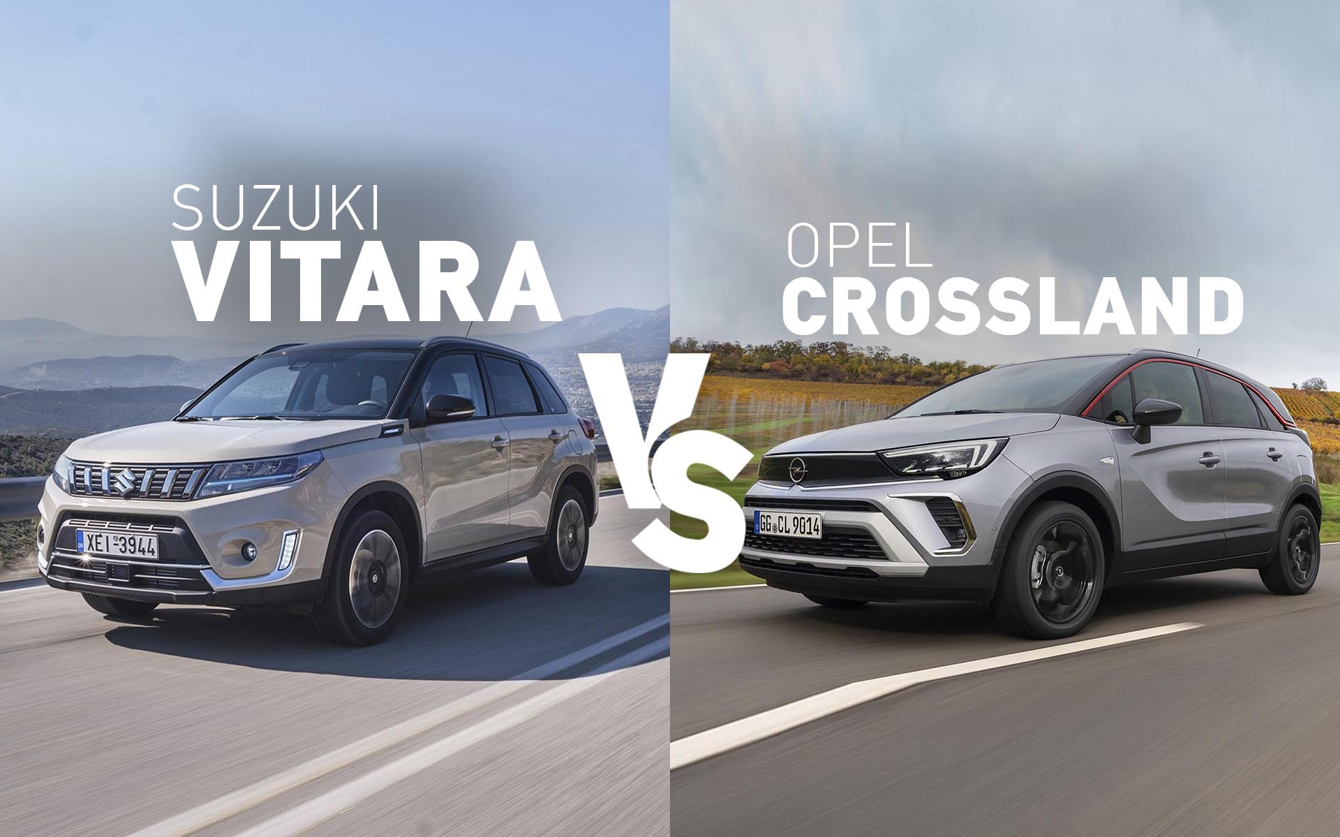Δοκιμή: Opel Crossland ή Suzuki Vitara - Τι διαλέγεις;